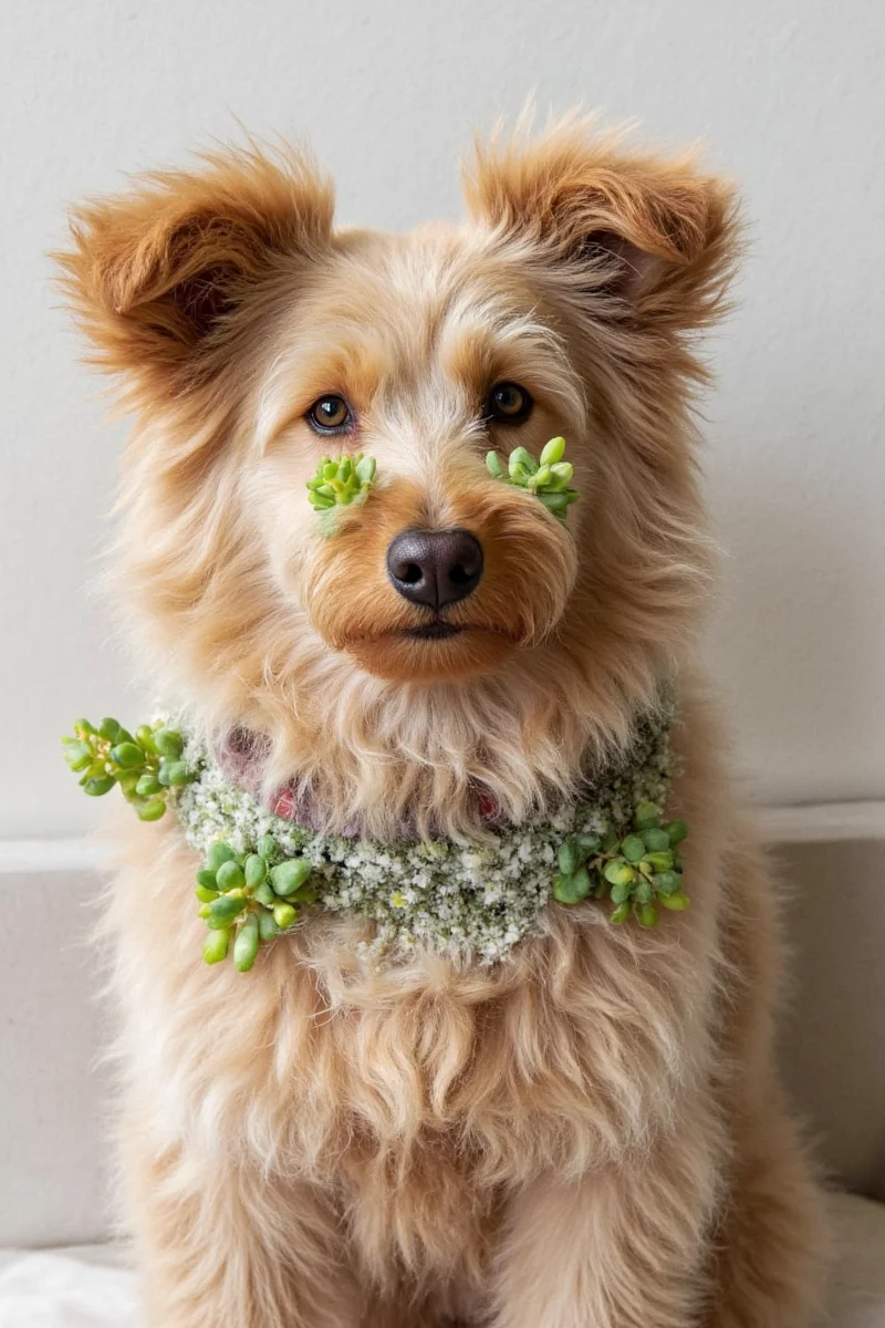 Natural essential oil-based spray that deters pets from chewing or urinating on plants.