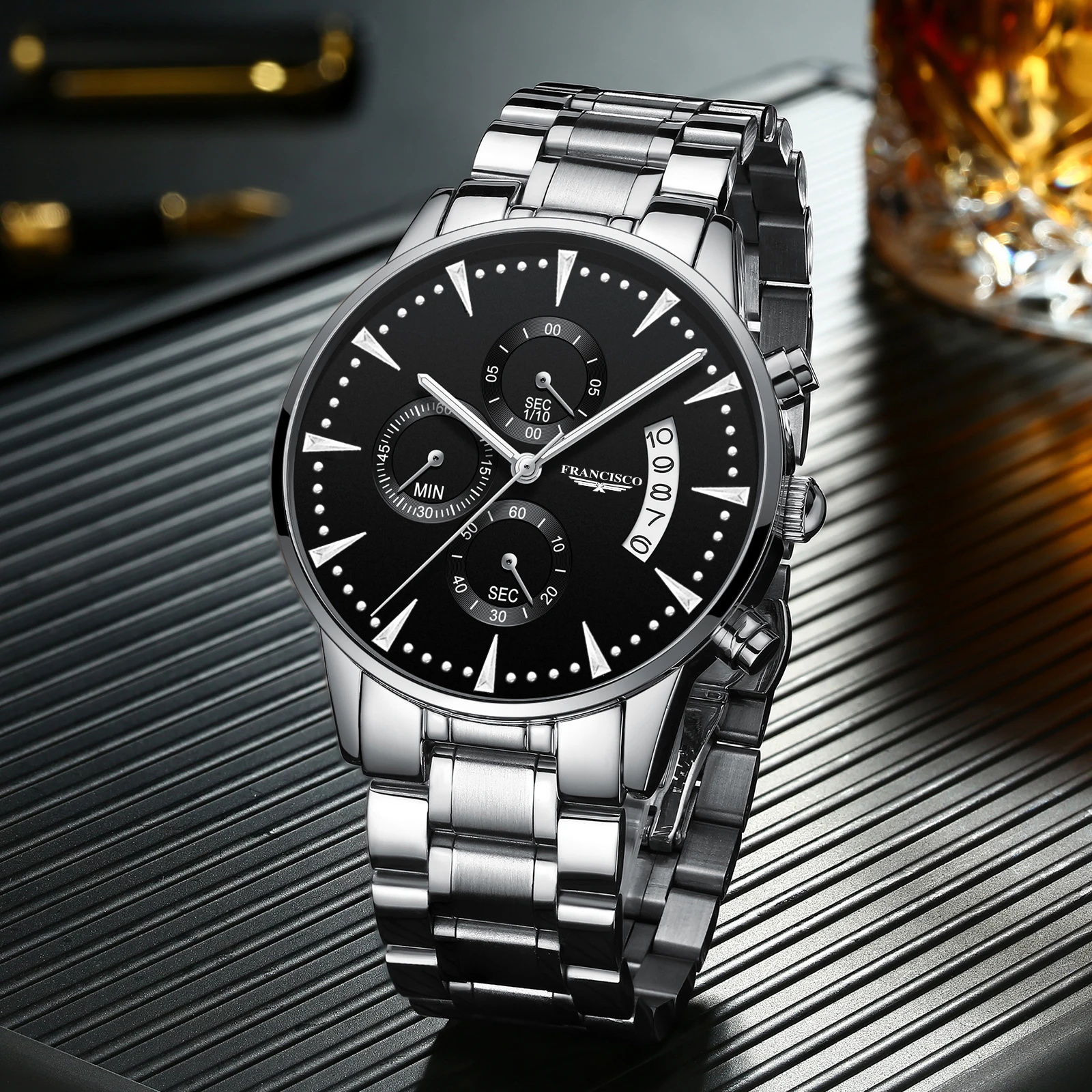 

Wholesale hot sale timer clock china cheap wrist mans casual dresses analog chronograph quartz watches