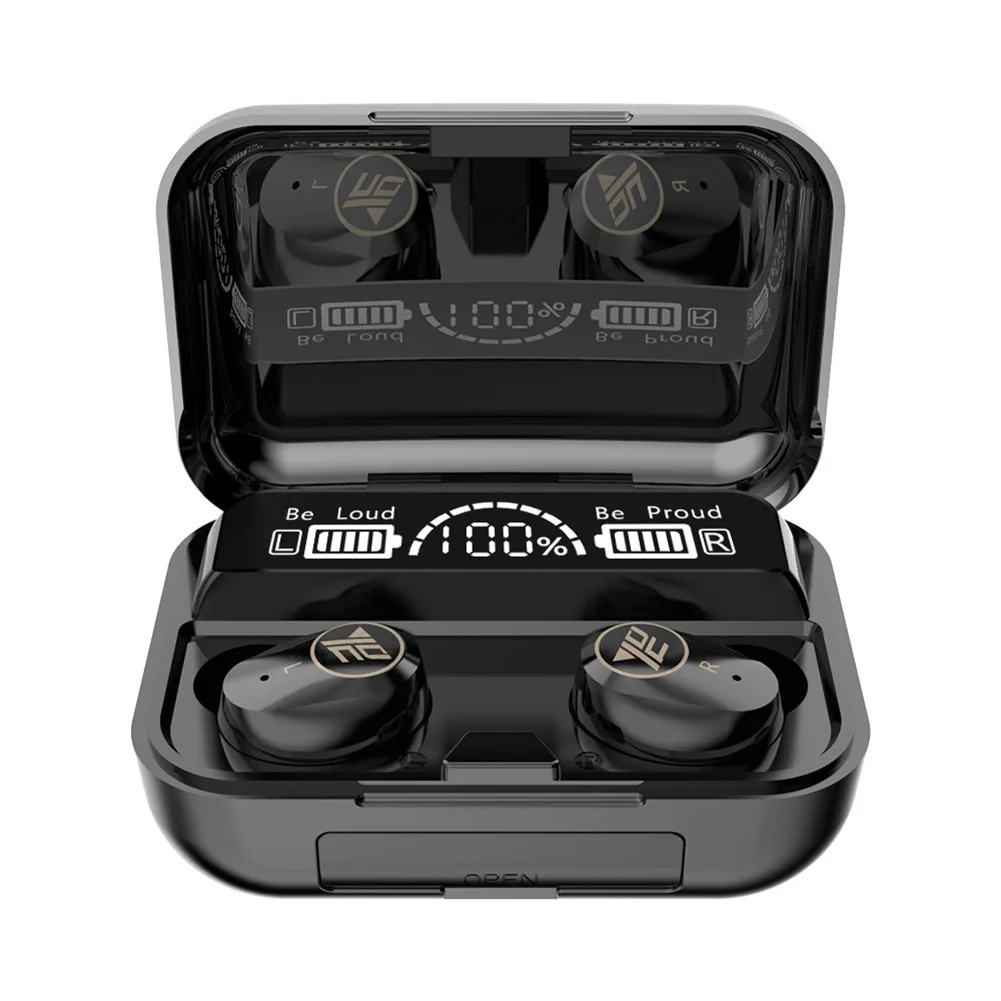 

New M16 tws wireless headphones audifonos V5.0 mini tws earphone IPX7 waterproof earbuds support charge phone