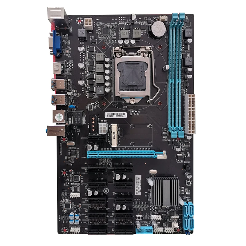 

Esonics motherboard New Original with packing 12 graphics cards 12 pcie B250 DDR4 motherboard 12 GPU mainboard