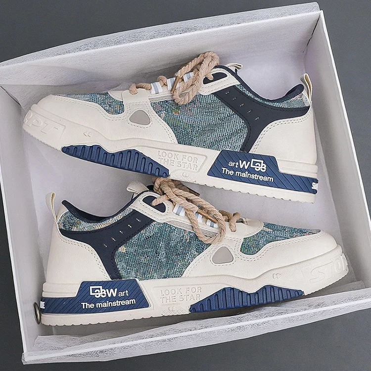 Y Men's Breathable Hot-selling Thick Sole Casual Platform Non-slip Sports Trendy Walking Style Running Shoes Sneakers for Men