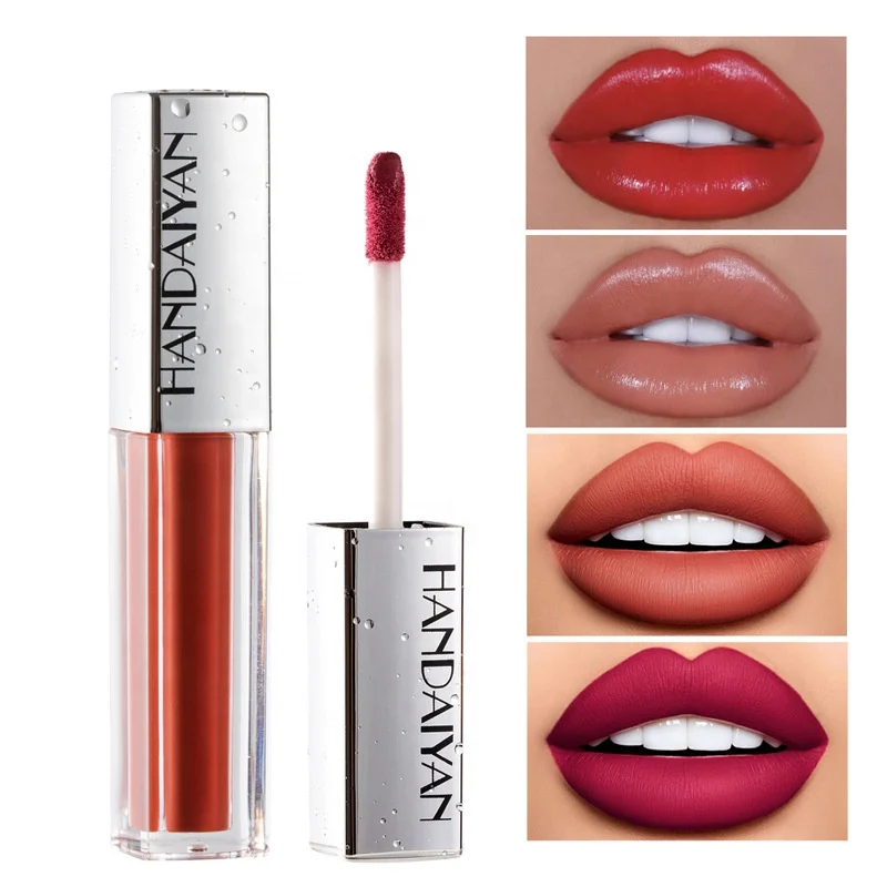 

12 colors Lip Plumper moisturing Silky smooth foggy effect sexy lips creamy matte lip gloss