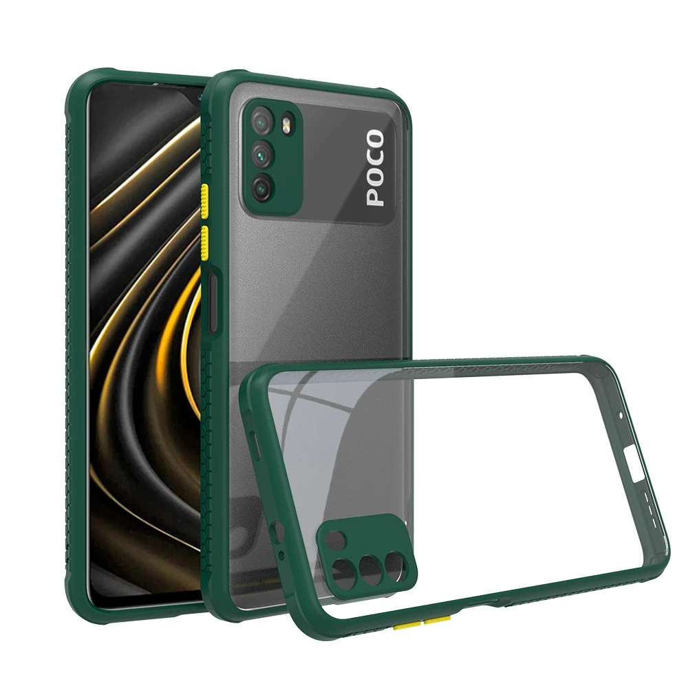 

Fashion Popular in 2021 wear-resistant and scratch resistant anti slip mobile phone case suitable For Xiaomi Poco M3