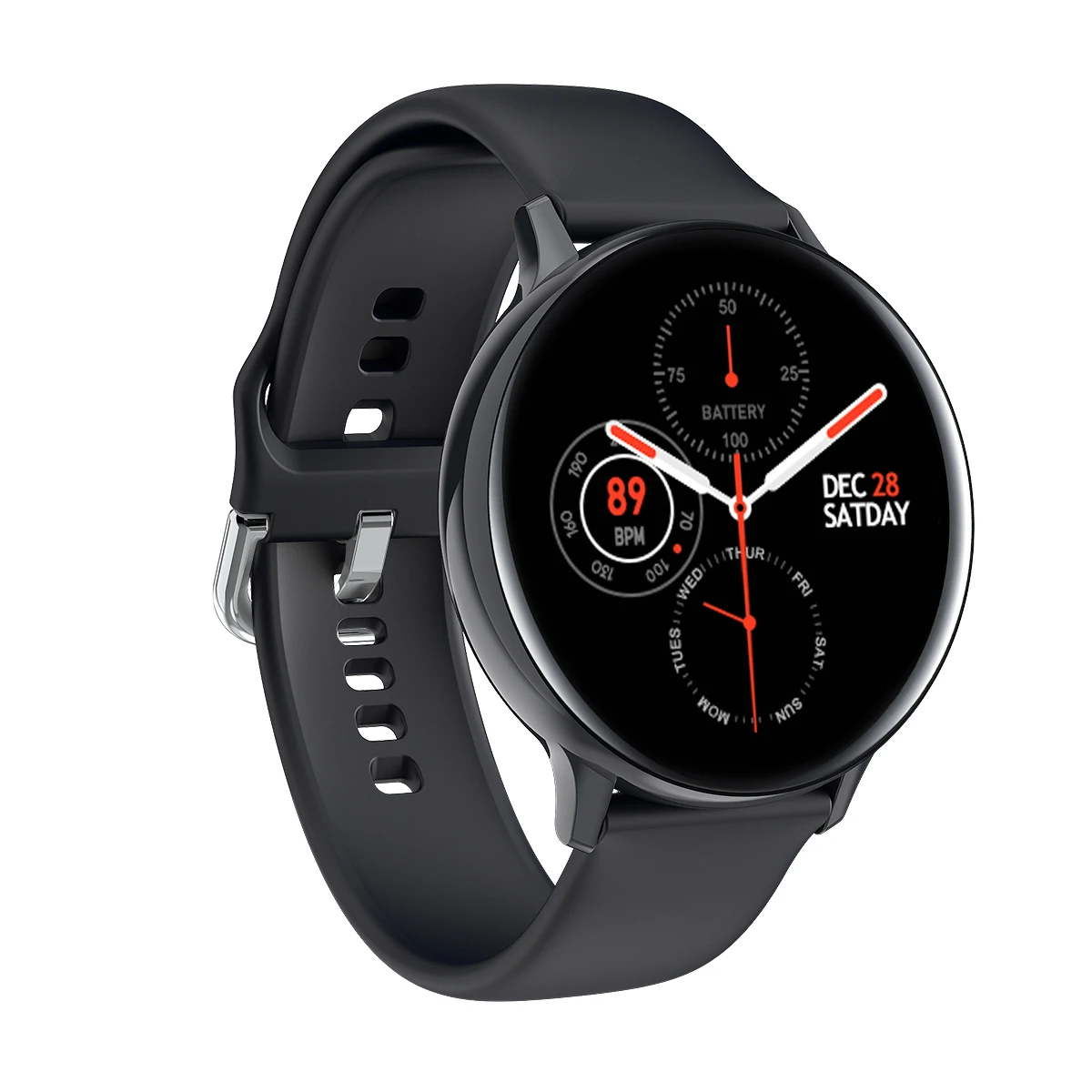 
S20 smartwatch round full touch fitness watch bands PPG+ECG heart rate Long Battery Life sport band pk SG2 SG3 smartwatch s20 