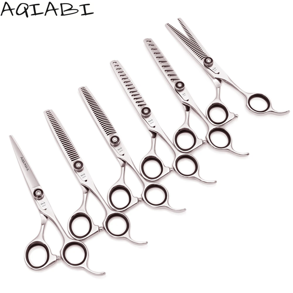 

Professional Barber Scissors 6'' JP 440C Hair Cutting Scissors Thinning Scissors For Hairdresser A2002, Shiny