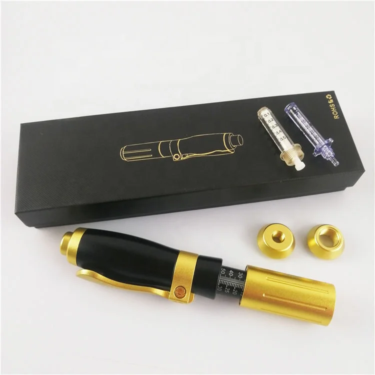 

2021 Hottest CE approved 0.3ml 0.5ml Ampoule Lip Filler Hyaluronic Injection Hyaluron Pen, Golden, pink