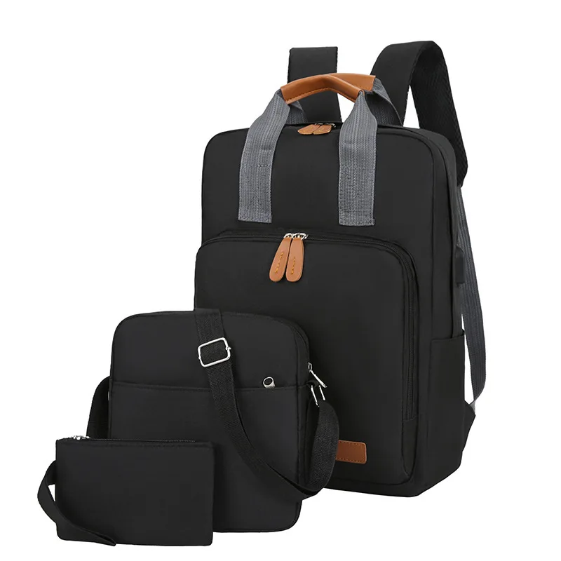 

Hot sale high quality travel business laptop backpack 3 in 1 school bags set waterproof laptop bags, Customized color