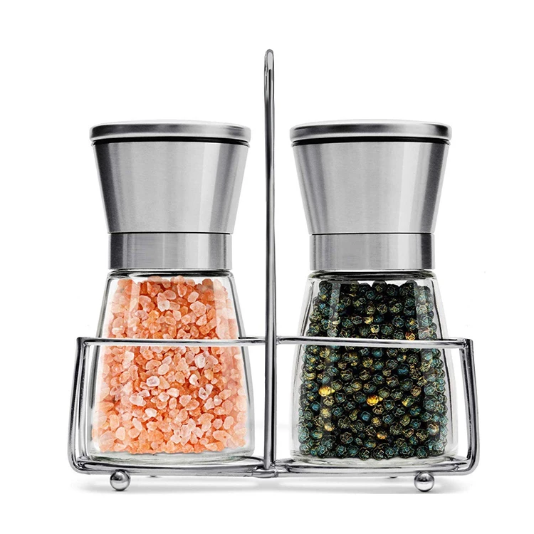 

Stainless Steel Salt Grinder Manual Spice Grinder with Adjustable Coarseness