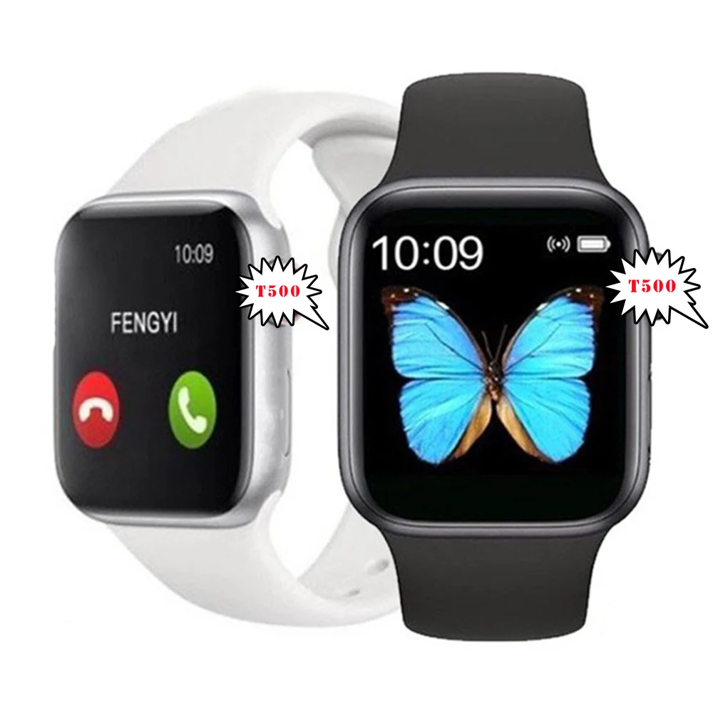 

1.54 inches Touch Full Touch Screen Waterproof T500 Smart Watch BT Call Music Player 44MM For IOS Android