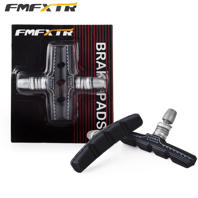 

FMFXTR MTB qualidade andar de bicicleta V mountain brake pads bike freio de couro pasta Bicycle Brake pads, Black