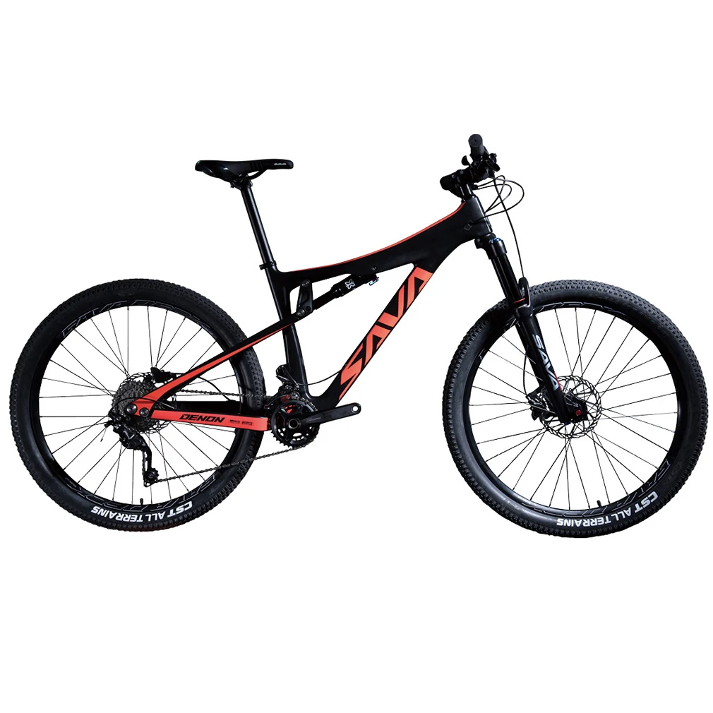 

SAVA DENON6.0 Manufacturers Wholesale Full Suspension 20 speed Carbon Mountain bike 27.5" DH Downhill bike XC/AM/DH Bicycle