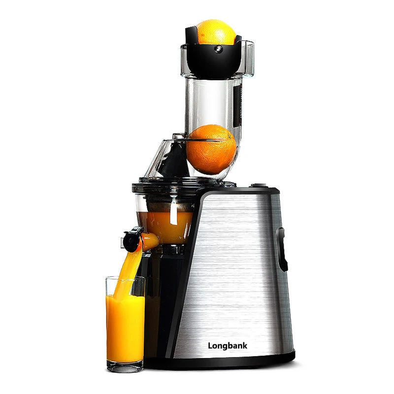 

150W Hot sell stainless steel electric manual fruit presser orange extractor squeezer machine cold press juicer slow juicers