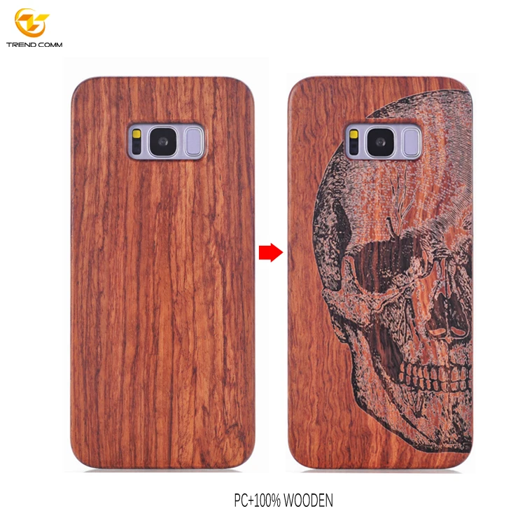 

Real Wooden Phone Cover Engraved Wood Phone Case for Samsung S8 S9 S10 S20