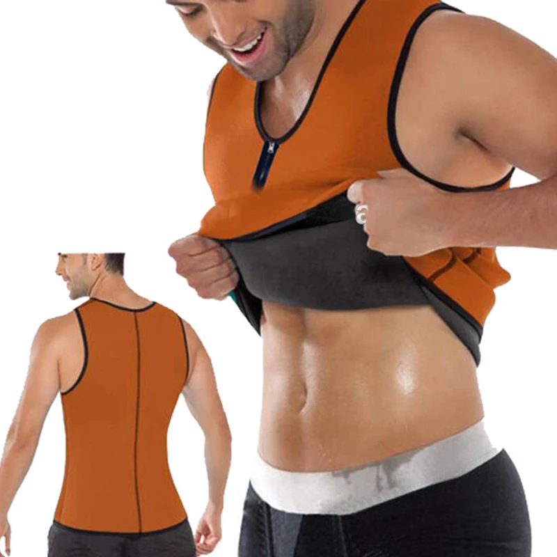 

Customized men's design neoprene body shaper slimming vest