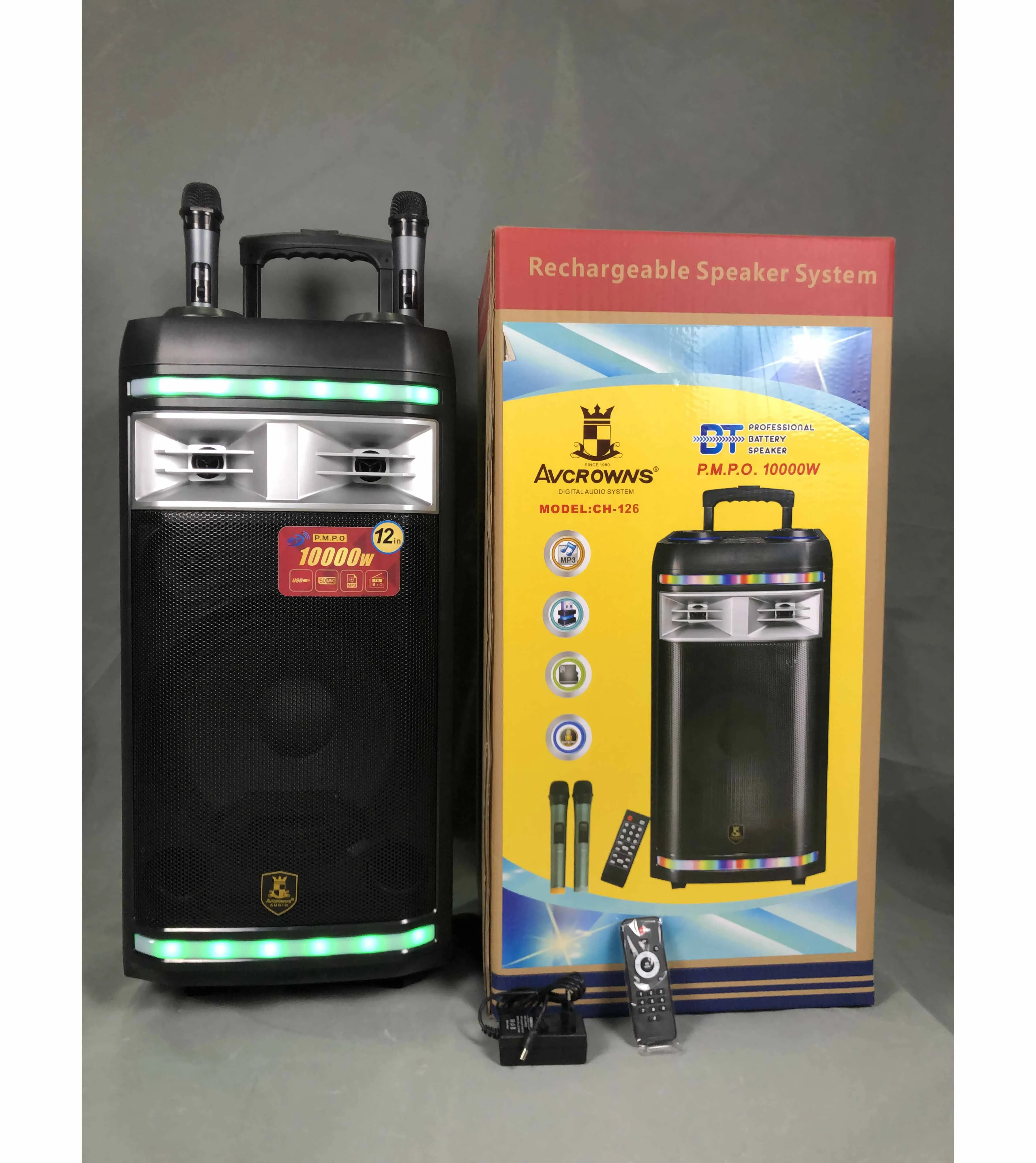 

12inch trolley speakers with BT ,FM,LINE IN,USB.TF card input functions