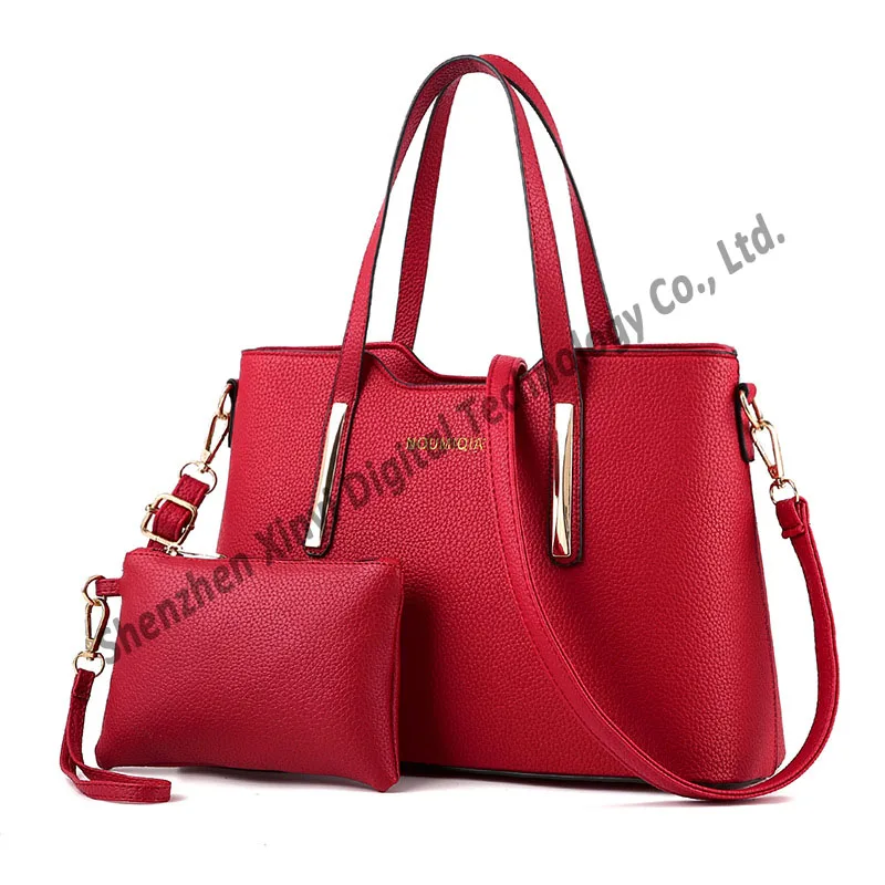 

2 PCS in 1 Ladies Designer Famous Brand Women Shoulder Hand Bag Purse Handbags set chain Crossbody Messenger Handbags