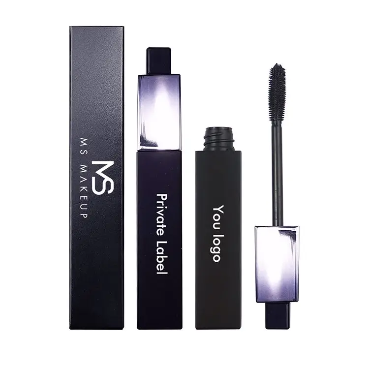 

Wholesale Easy To Apply Gradient Sliver Lid Mascara Natural Waterproof Custom Logo Private Label Curling Thick Black Mascara