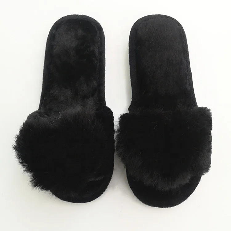 

Indoor Floor Slippers Warm Heart Slippers Flannel Flat Home Slippers 2021 New Warm Soft Sole Women PVC Outdoor Plush Us6-us9
