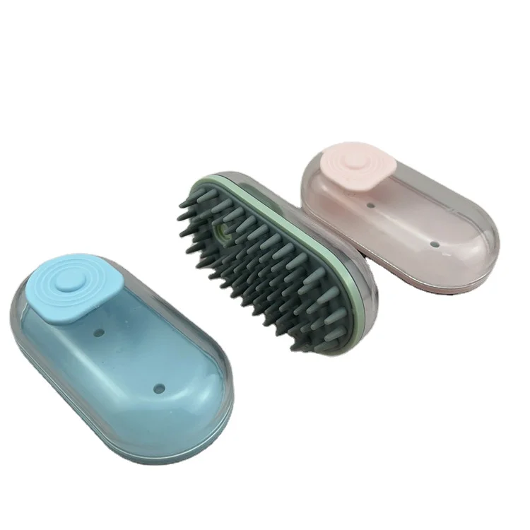 

Bath Massage Hand Held Soft Hair cat hair brush dog grooming brush pet hair remover brush