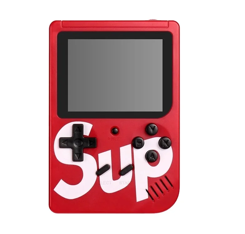 

super nintendo mini video game console with sup retro game 400 in 1 classic video game and portable pocket, White