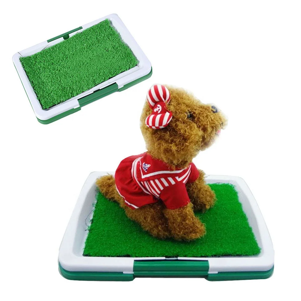 

Artificial Grass Bathroom Mat For Puppies And Small Pets Portable Potty Trainer For Indoor And Outdoor Use Toilet Training