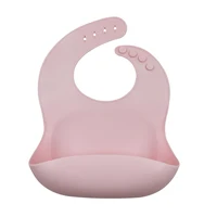 

Stuff Waterproof Feeding Best with Food Pocket Soft Safe Silicon Placemat Blank Baby Silicone Bib