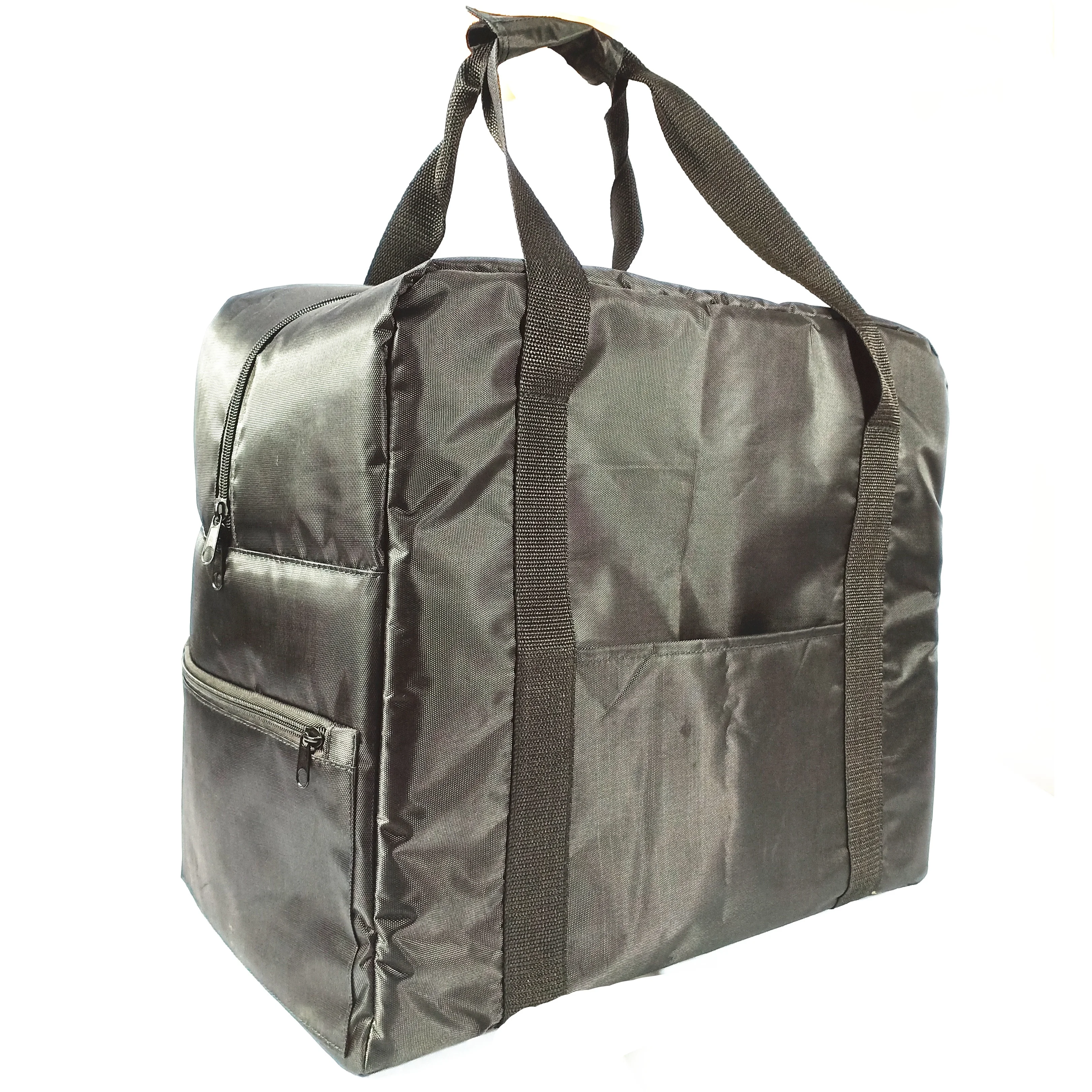 

60L High-quality Comfort Smellproof Black 420D Nylon Reusable Vacuum Space Saver Fabric Tote Storage Bag, As picture or as your request