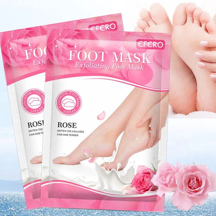 

Wholesales Moisturizing Exfoliating Footmask Private Label Vegan Lavender Feet Peeling Foot Care Mask