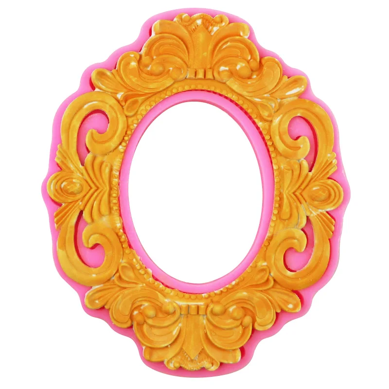 

XGY-320 Symbol of peace theme fondant silicone mold doorplate silicone soap molds