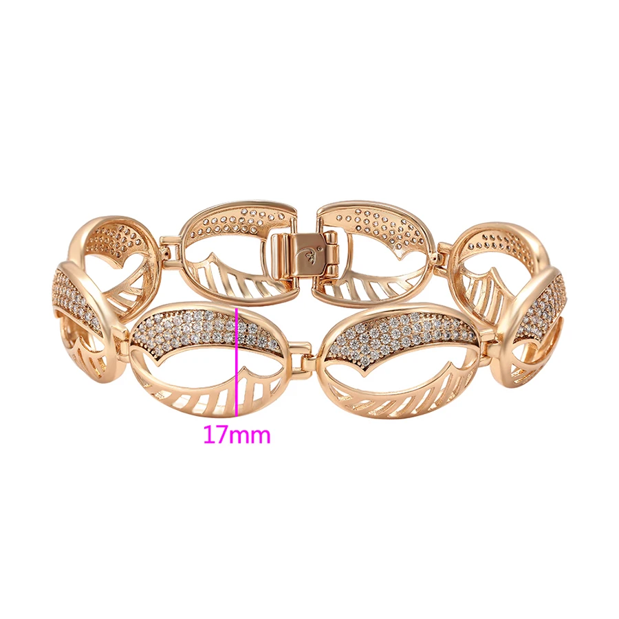 

76535 Xuping jewelry competitive price 18k gold Hot India Dubai Short Bracelet with copper alloy