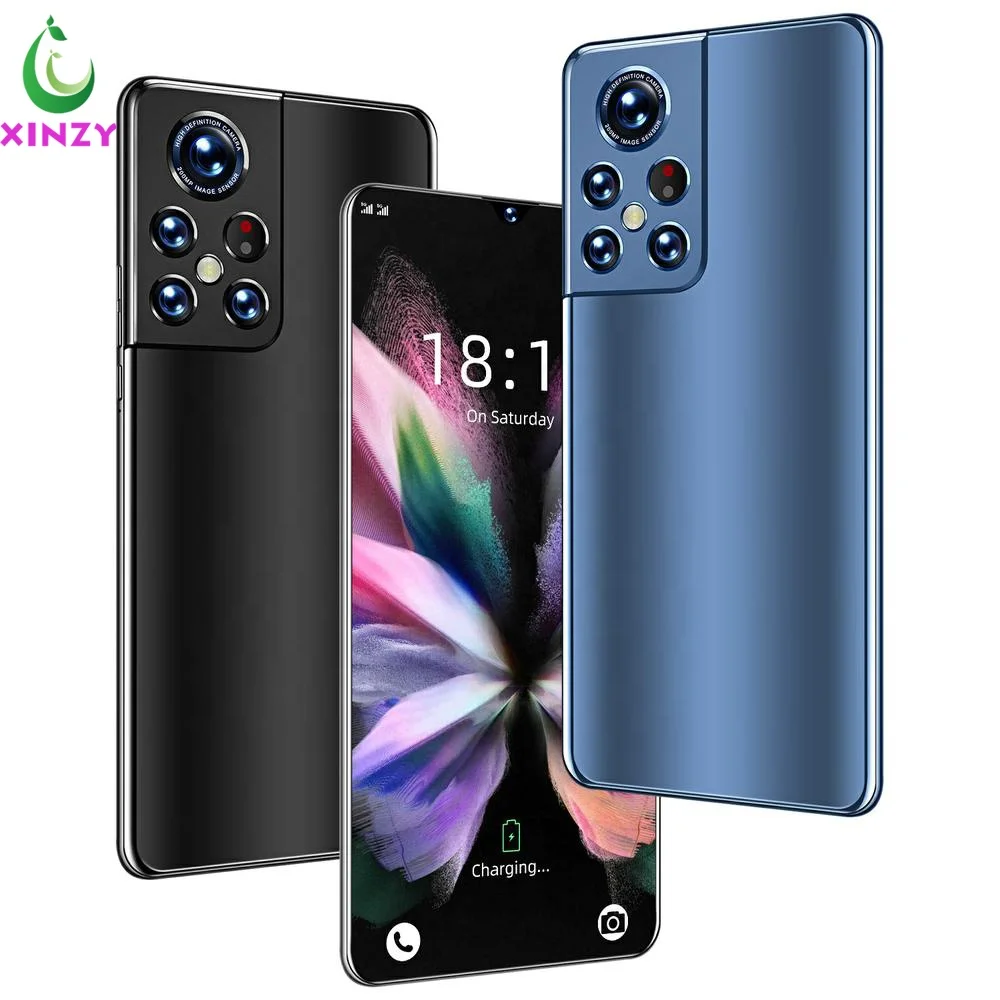 

XINZY newest mode S22 5G 90Hz AMOLED Original 6.9 inch big screen dazzling colors smartphone High refresh rate mobile phone