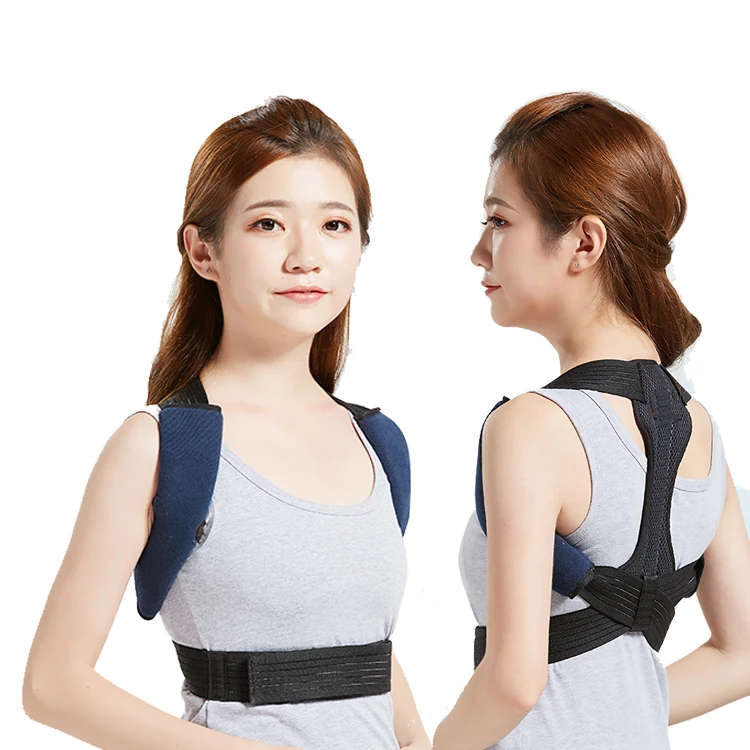 

Back Brace Posture Corrector | Best Fully Adjustable Support Brace | Improves Posture and Provides Lumbar Support, Black