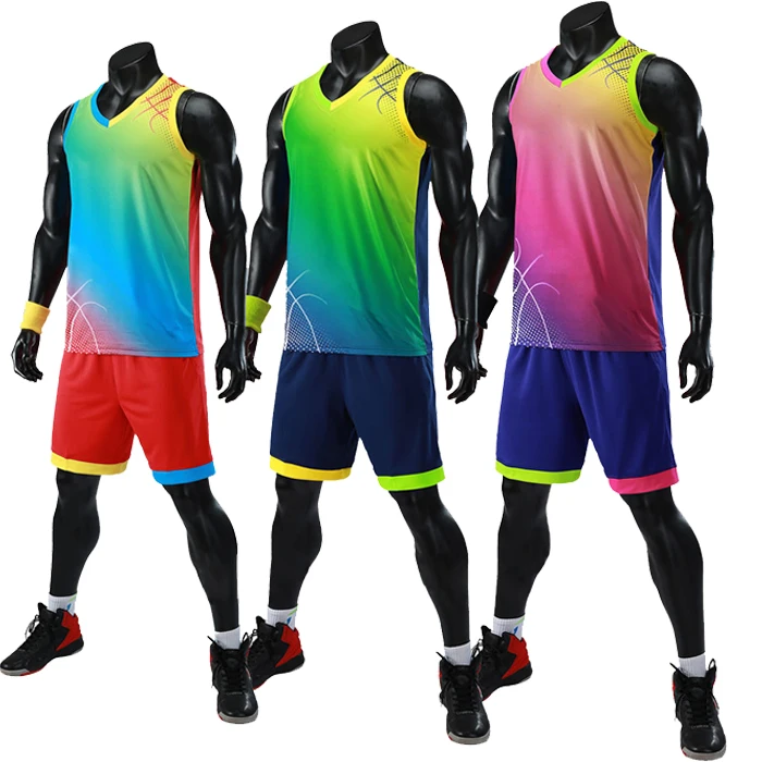 

New Style Athletic Sportswear Mesh Fabric Custom Digital Printing Latest Design Men Basketball Jersey, Custom color