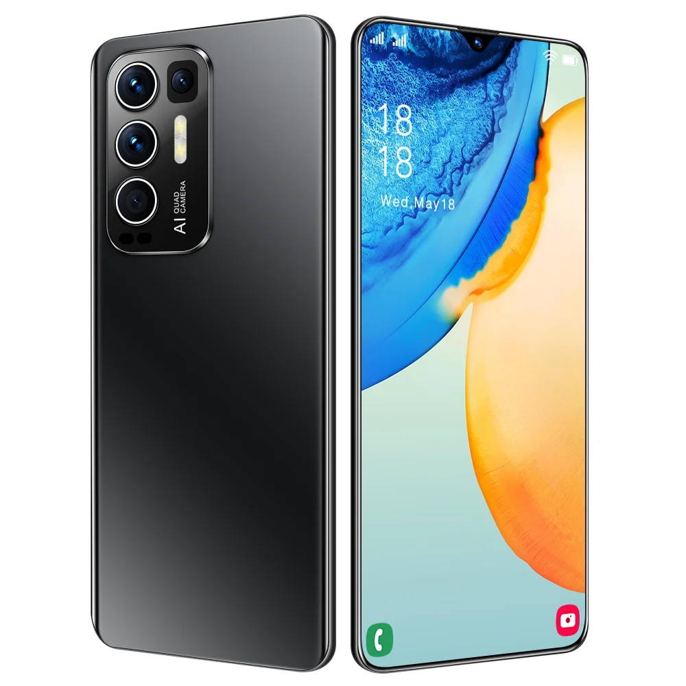 

Super Thin handphone Rino5 Pro Mobile Phones 6.7inch Full Display 16GB+512GB Large Memory Smartphones Android 5G Cellphones
