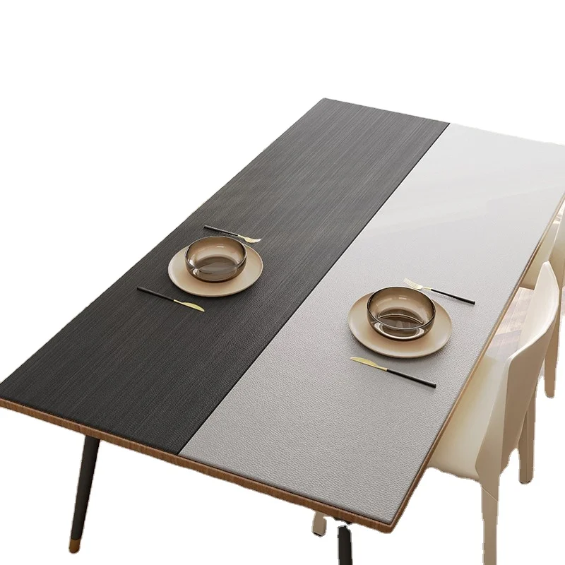 

Waterproof table cloth custom rectangle square tablecloth wooden color festival table Decor mat