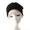 New Design Cute Beige 100% Wool Cashmere Knit Knit A Winter Hats For Women