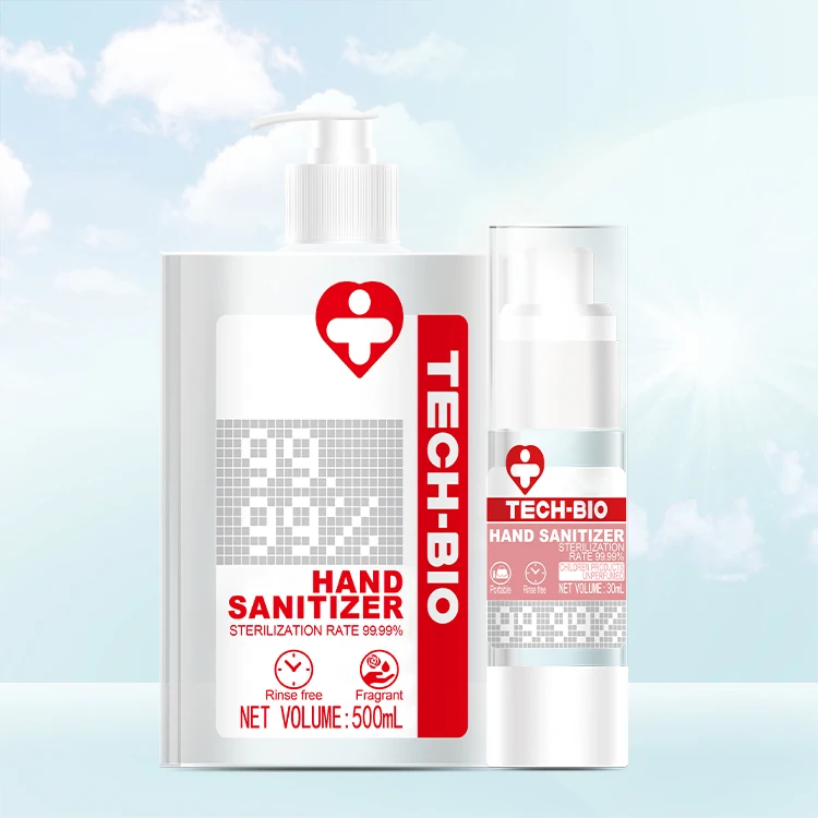 

Sanitizer hand clean gel promotional Top quality Bottle, Transparent liquid