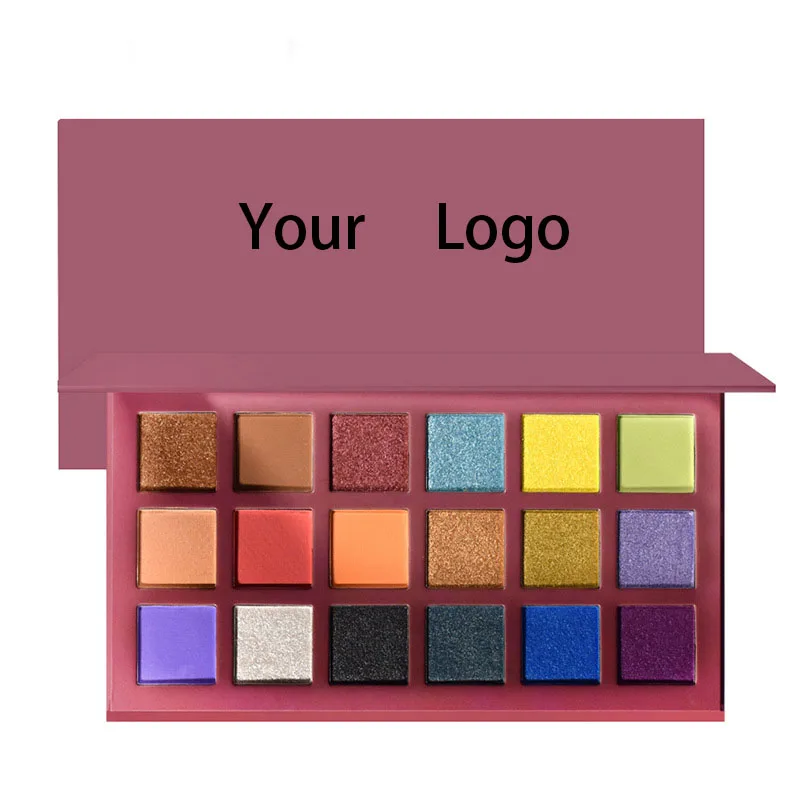 

Custom 18 Color Eyeshadow Palette Wholesale Pick Your Own Colors Eyeshadow Private Label cosmetics, 18 colors
