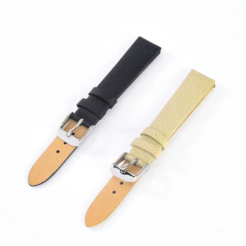 

High-quality watch replacement leather strap handmade fashion high quality leather strap genuine vintage watch leather strap, Black/customized