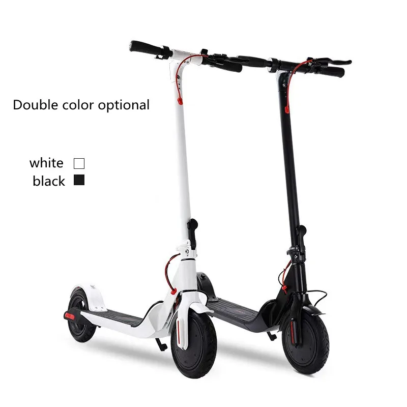 

2021 hot selling electric scooter/popular electric adult scooter quality 350W electric scooter, Black white