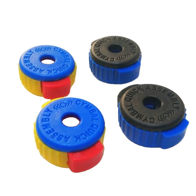 

Cymbal part quick release clip, Colorful
