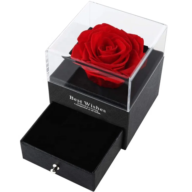 

Exquisite Valentines Day Gift 2023 Jewelry Rose Box Charming Gifts For Girl Friend