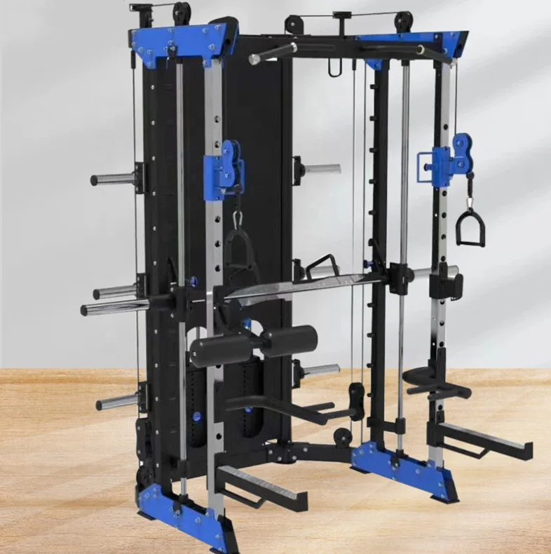 

Cable crossover workout smith machine gym equipment multi power rack functional trainer, Custom color