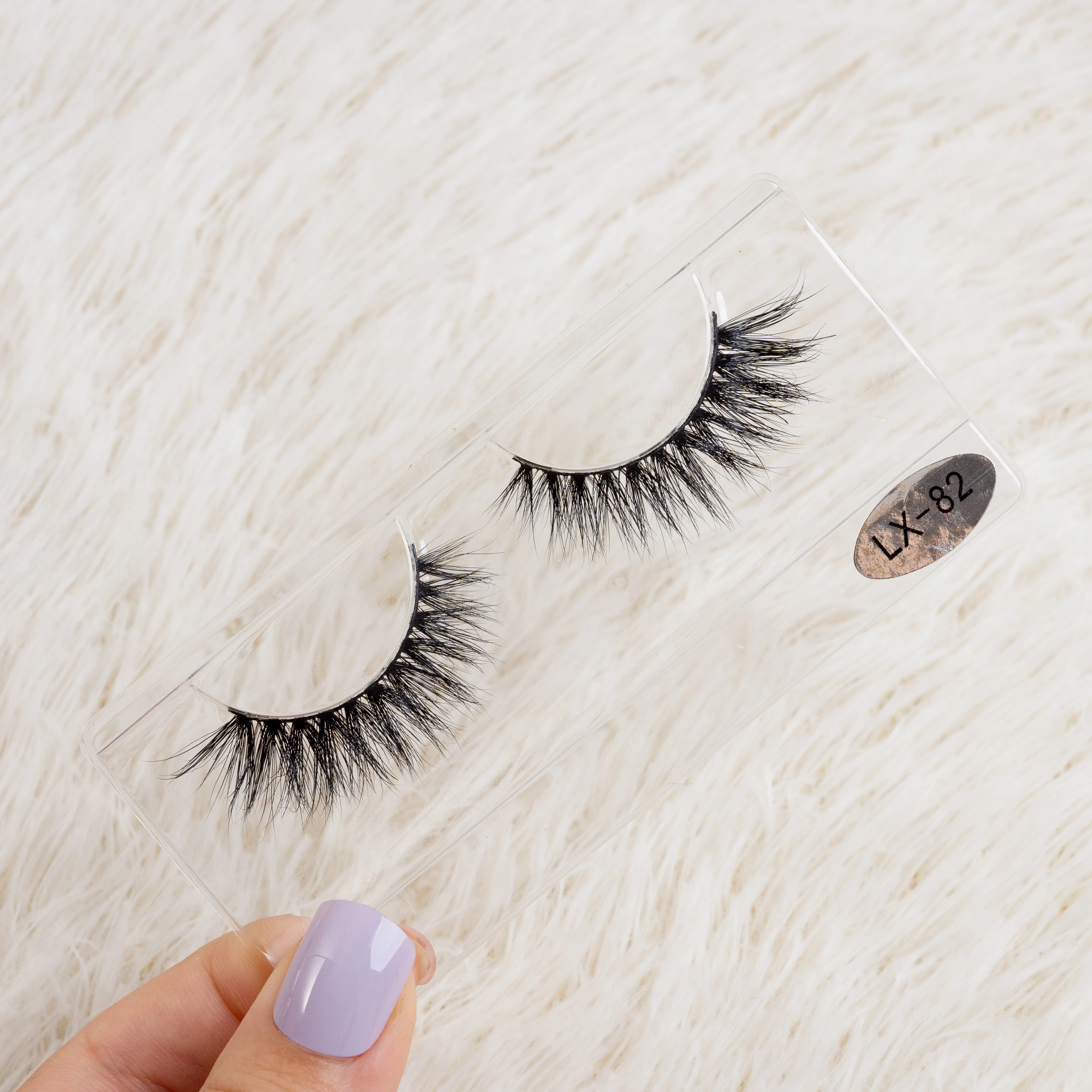 

wholesale mink fluffy eyelashes cotton band mink eyelashes bulk eyelashes mink, Black color, colorful color also available