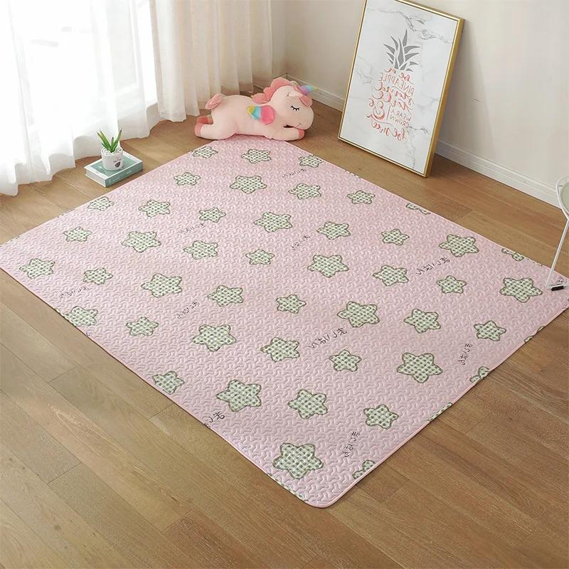 

Pet Mat Pet Cage Bottom Mat Absorb Urine Keep CoolIing Moistureproof Bite Resistant Cotton Customized Dog Beds Pet Mat