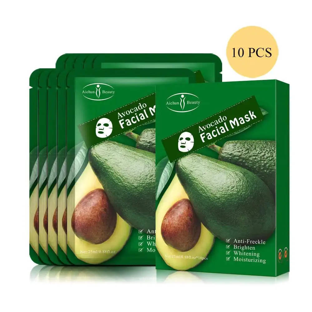 

Jelly avocado mask facial skin care fruits facial mask