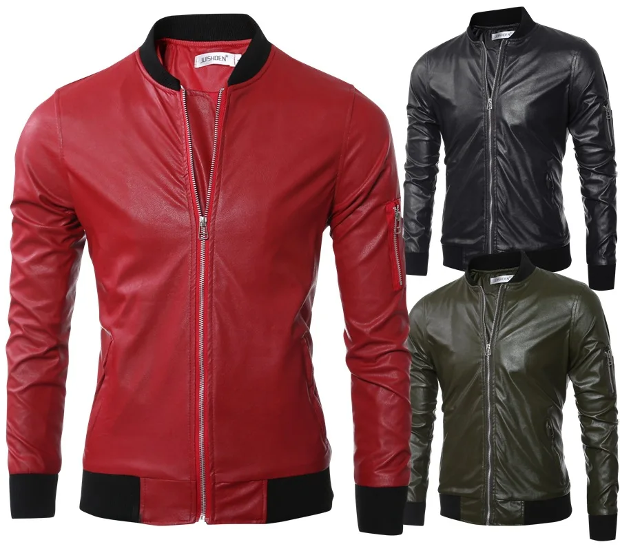 

2020 New Autumn Winter Men Boy Slim Fit Coat Fashion Splicing Zipper Jacket Stand Collar Coat Windshield Jacket Costume Cloth