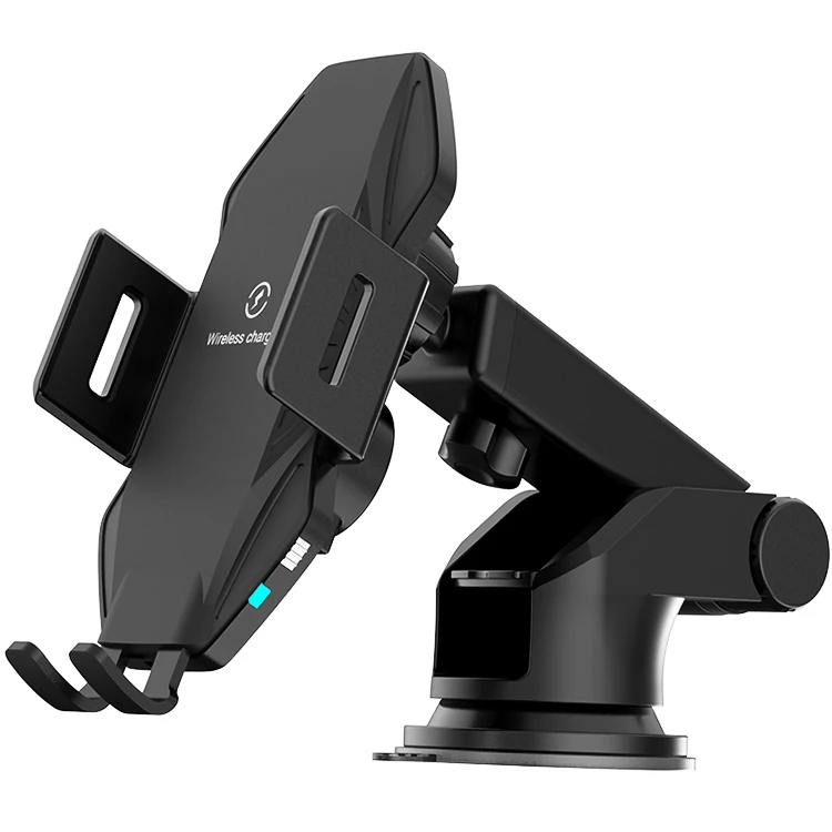 

QI Wireless Car Charger Phone Universal 15W Fast Foldable Fantasy Car Wireless Charger, Black