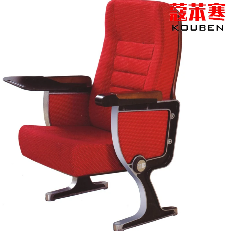 
Music Hall Fabric Upholstered Theater Furniture Auditorium Chair Seat Wood Shell Wooden Floor Aluminium Solid Powder Material 