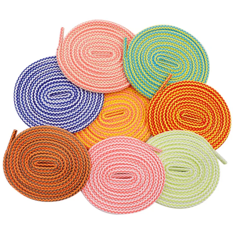 

Shoes Accessories Attractive Length 100CM Round polyester shoe laces for Trendy Shoes